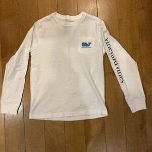 Vineyard Vines long sleeve hockey Blue Whale Logo size small